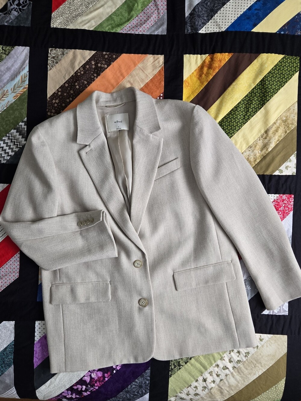 Aritzia Wilfred Generation Blazer Wool Blend